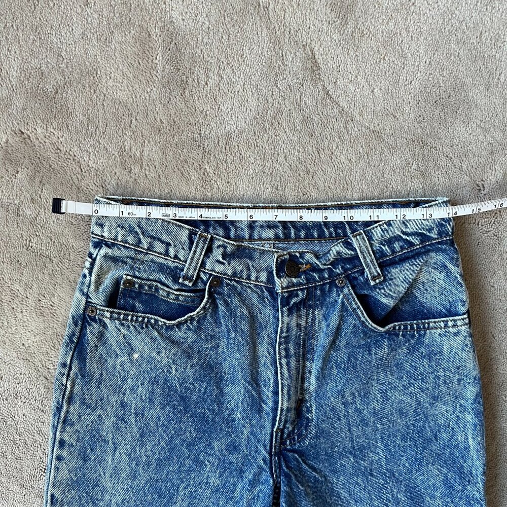 Vintage Levi's 505 Orange Tab Student Fit Acid Wash Jeans, W28 L31.5 - Picture 5 of 13